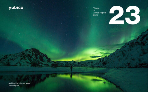 Thumbnail Yubico Annual Report 2023