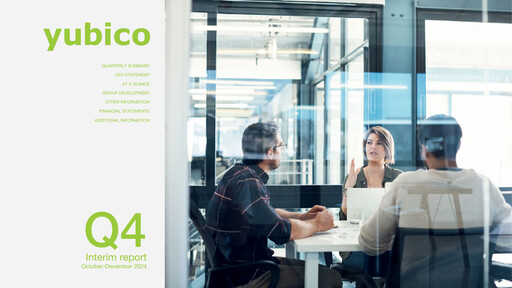 Thumbnail Yubico Quarterly Report 2024-q4