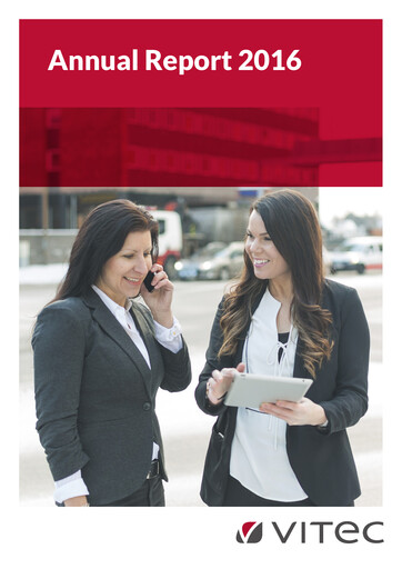 Miniature Vitec Software Group Rapport annuel 2016