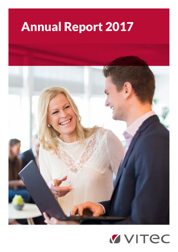 Miniature Vitec Software Group Rapport annuel 2017