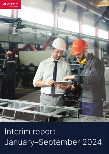 Thumbnail Vitec Software Group Quarterly Report 2024-q3