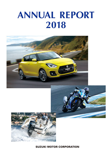 Thumbnail Suzuki Motor Annual Report 2018