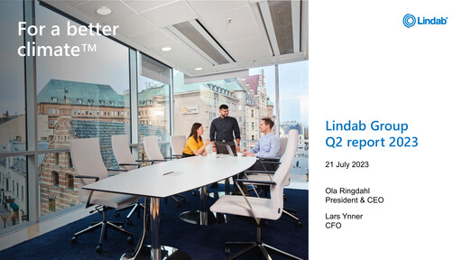 Thumbnail Lindab International Quarterly Report 2023-q2