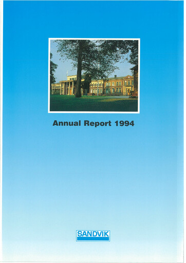 Thumbnail Alleima AB Annual Report 1994