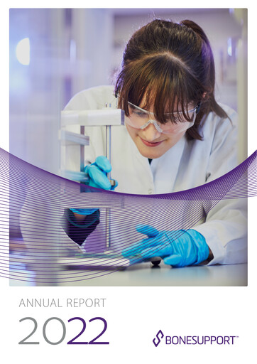 Miniature Bonesupport Holding AB Rapport annuel 2022