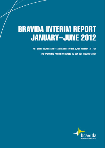 Thumbnail Bravida Holding Half-year Report 2012-h1