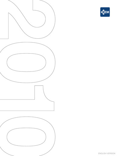 Miniature OEM International Rapport annuel 2010