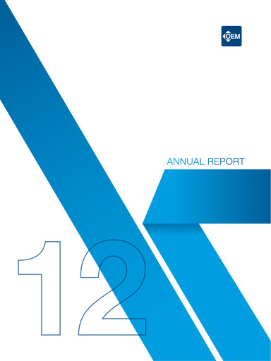 Miniature OEM International Rapport annuel 2012