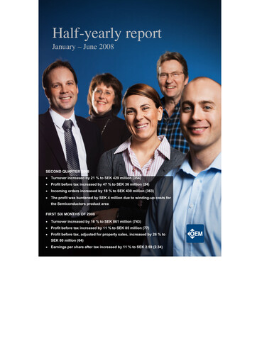 Thumbnail OEM International Quarterly Report 2008-q2