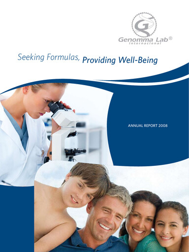 Thumbnail Genomma Lab Internacional Annual Report 2008