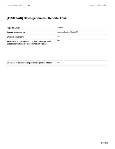 Thumbnail Genomma Lab Internacional Annual Report 2022