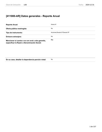 Thumbnail Genomma Lab Internacional Annual Report 2024