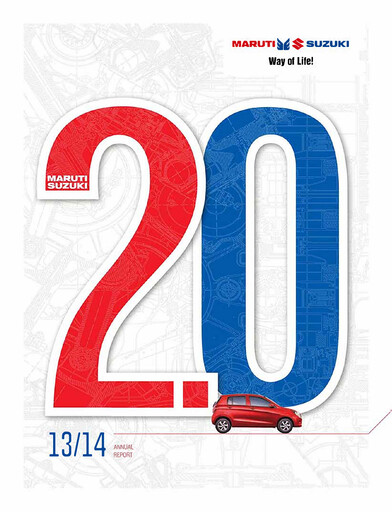 Miniature Maruti Suzuki India
 Rapport annuel 2013-2014