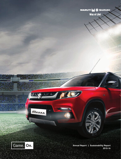 Thumbnail Maruti Suzuki India
 Annual Report 2015-2016