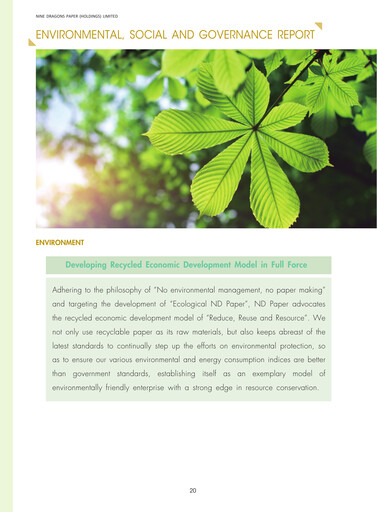 Thumbnail Nine Dragons Paper ESG Report 2016-2017