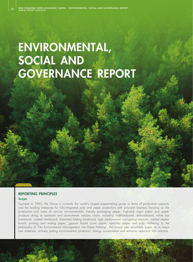 Thumbnail Nine Dragons Paper ESG Report 2024-2025