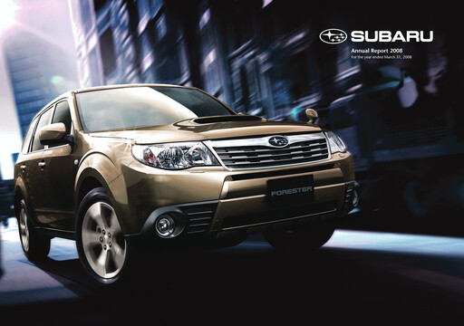 Thumbnail Subaru Annual Report 2008