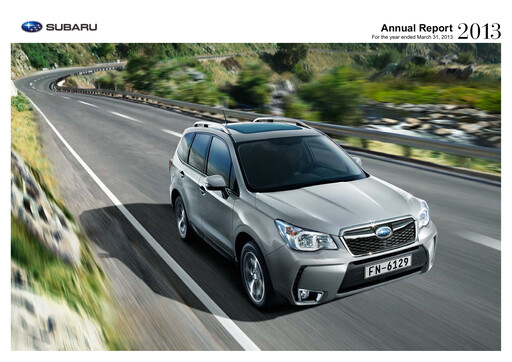 Thumbnail Subaru Annual Report 2013
