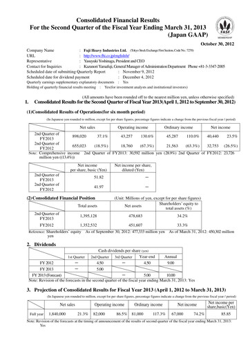Thumbnail Subaru Half-year Report 2013-h1