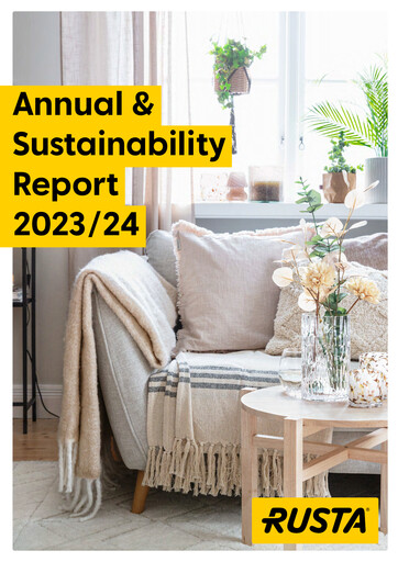Thumbnail Rusta AB Annual Report 2023-2024
