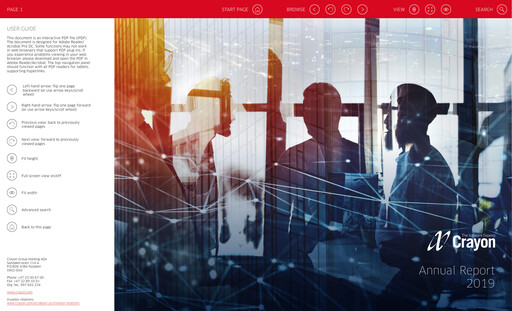 Miniature Crayon Group Rapport annuel 2019