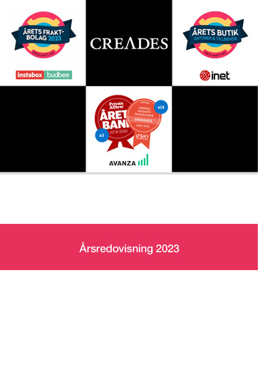 Thumbnail Creades AB Annual Report 2023