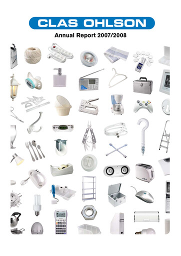 Miniature Clas Ohlson AB Rapport annuel 2007-2008