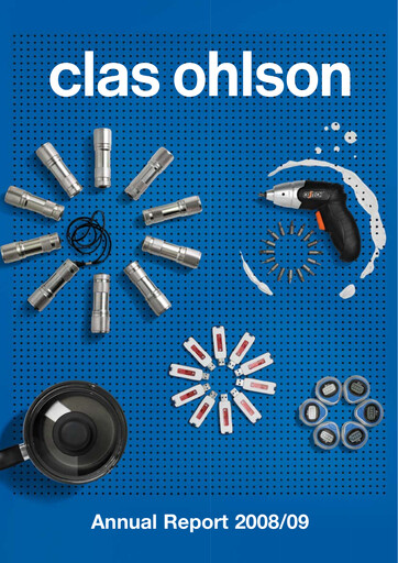 Miniature Clas Ohlson AB Rapport annuel 2008-2009