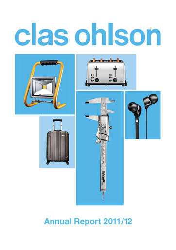 Miniature Clas Ohlson AB Rapport annuel 2011-2012