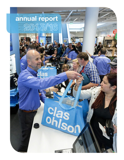 Miniature Clas Ohlson AB Rapport annuel 2015-2016