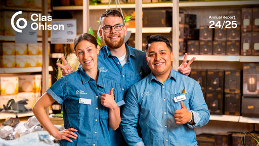 Miniature Clas Ohlson AB Rapport annuel 2024-2025