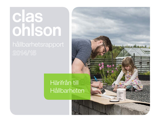 Thumbnail Clas Ohlson AB Sustainability Report 2014-2015