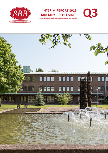 Thumbnail Samhällsbyggnadsbolaget i Norden Quarterly Report 2018-q3