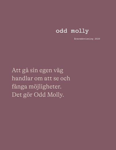 Miniature Logistea AB Rapport annuel 2020