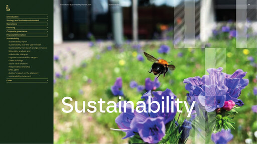 Thumbnail Logistea AB Sustainability Report 2024