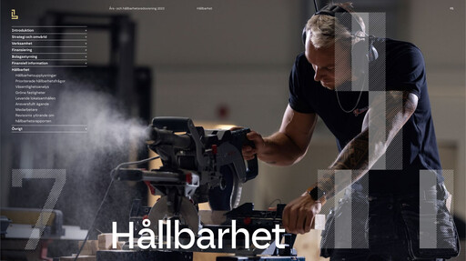 Thumbnail Logistea AB Sustainability Report 2023