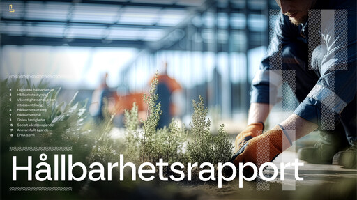 Thumbnail Logistea AB Sustainability Report 2025