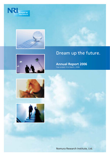 Thumbnail Nomura Research Institute
 Annual Report fy2006