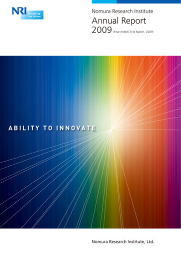 Thumbnail Nomura Research Institute
 Annual Report fy2009