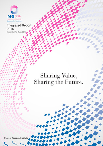 Thumbnail Nomura Research Institute
 Integrated Report 2015