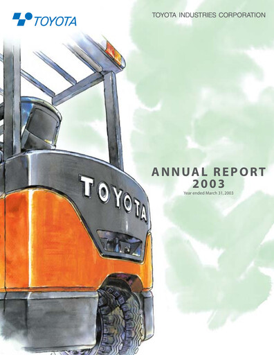 Thumbnail Toyota Industries
 Annual Report fy2003