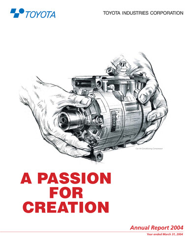 Thumbnail Toyota Industries
 Annual Report fy2004