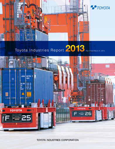 Thumbnail Toyota Industries
 Annual Report fy2013