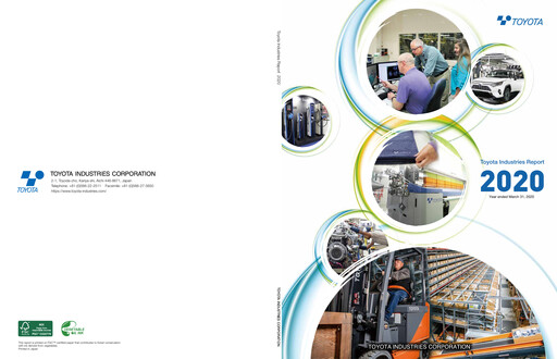Thumbnail Toyota Industries
 Annual Report fy2020