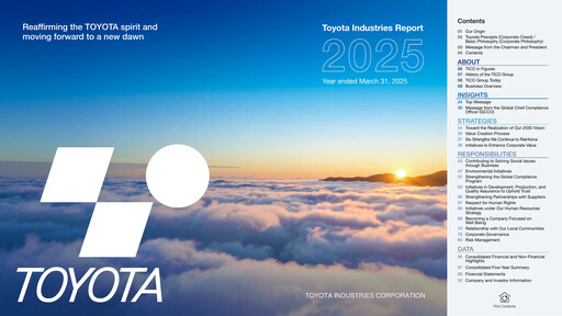 Thumbnail Toyota Industries
 Annual Report fy2025
