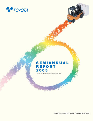 Thumbnail Toyota Industries
 Financial Report fy2005-h1