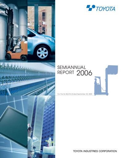 Thumbnail Toyota Industries
 Financial Report fy2006-h1