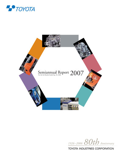 Thumbnail Toyota Industries
 Financial Report fy2007-h1