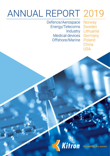 Thumbnail Kitron ASA Annual Report 2019