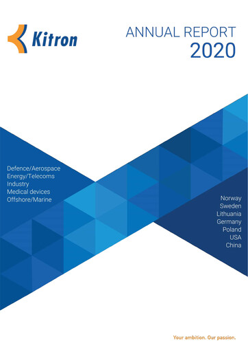 Thumbnail Kitron ASA Annual Report 2020
